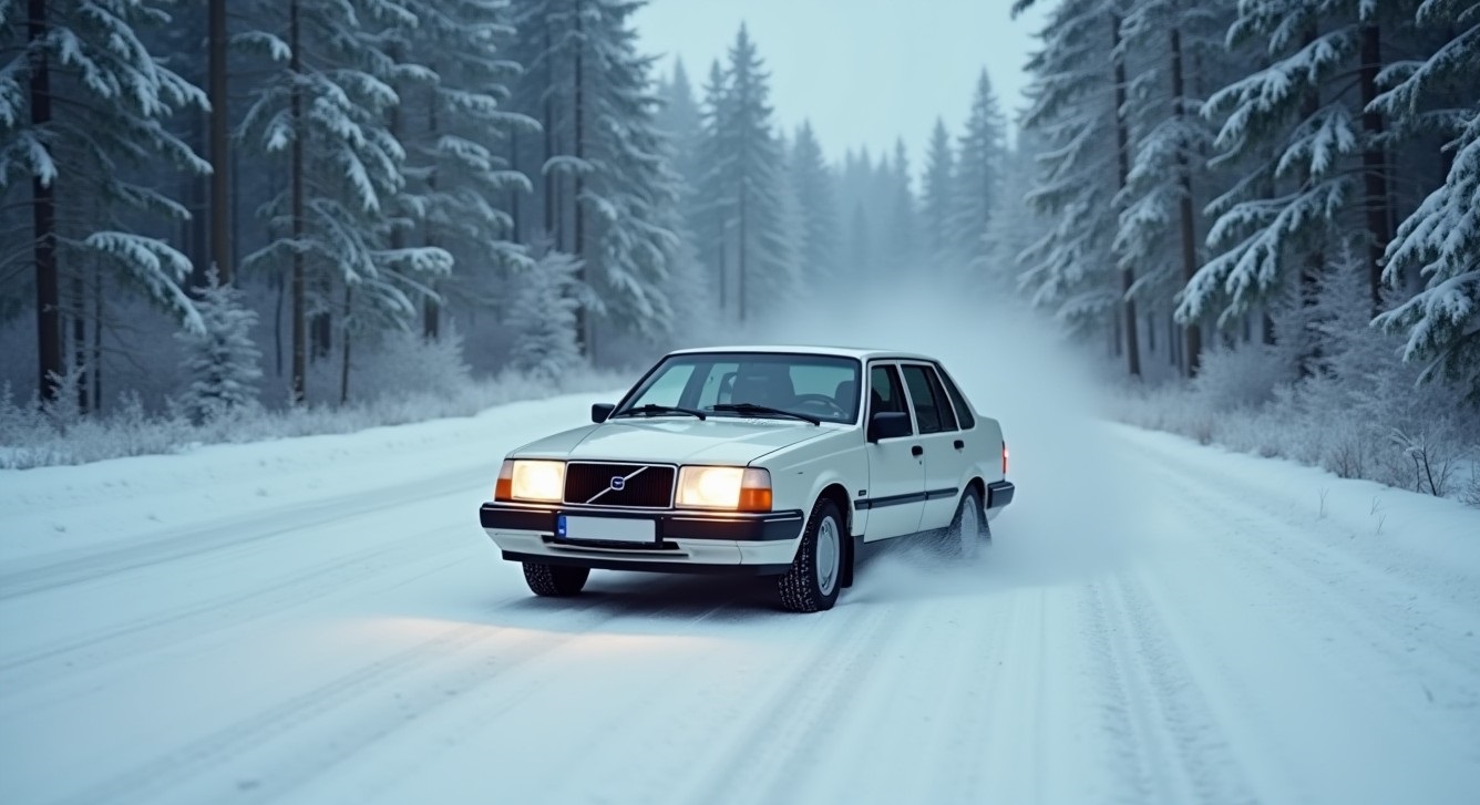 Volvo i landskap